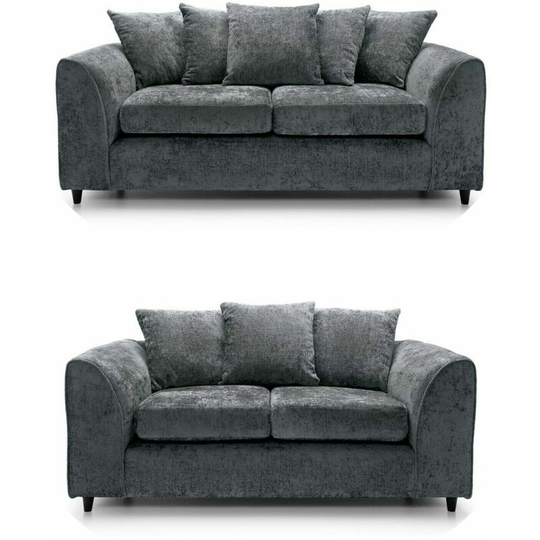 Keria 3 & 2 Seater Sofa Set - Grey