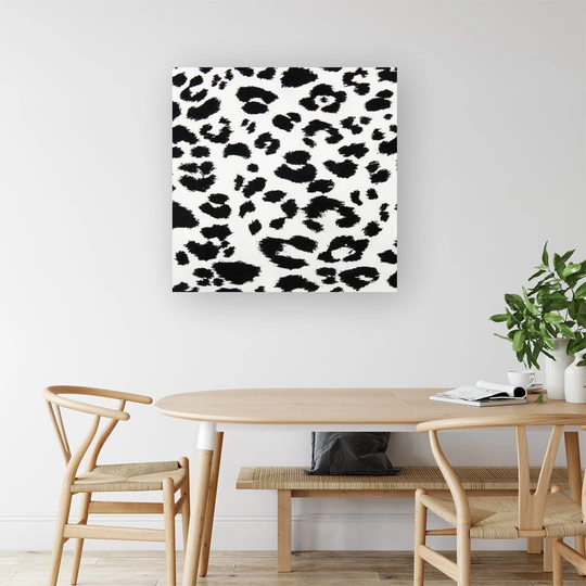 Black Leopard - Wrapped Canvas Graphic Art