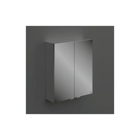 Joy 2 Door Wall Hung Mirror Cabinet - 600mm Wide - JOYMC06002 - Clear - RAK