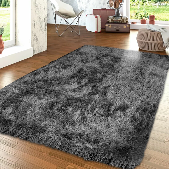 Fredi Shaggy Dark Grey Rug