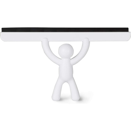 Buddy Squeegee. Buddy shower squeegee, white color, dimension 26.7x15.9x5.1cm