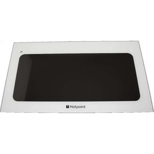 Top Oven Door Glass & Brackets for Hotpoint Cookers and Ovens