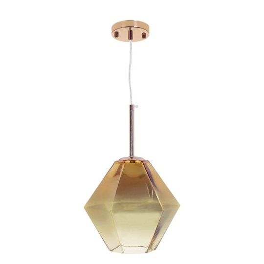 Glasscock 1-Light Single Geometric Pendant
