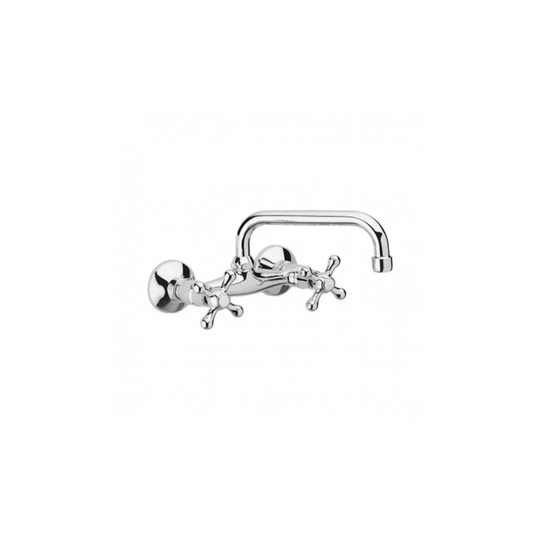 Horncastle Pull Down Touch Twin Lever Monobloc Tap With Swivel Spout