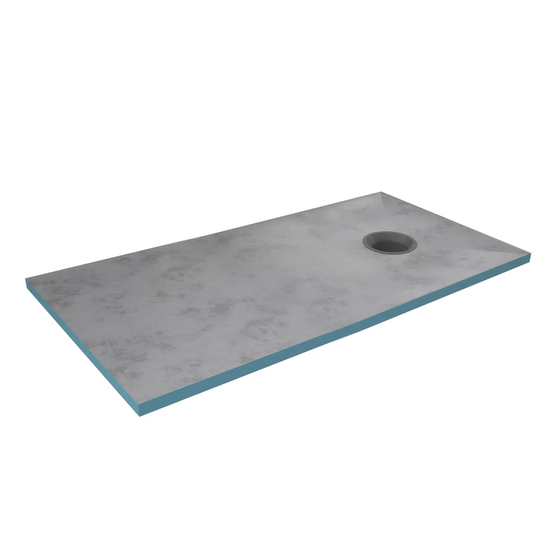Showerboard 90 X 140 X 12 Cm, Drain Round, Without Drainage