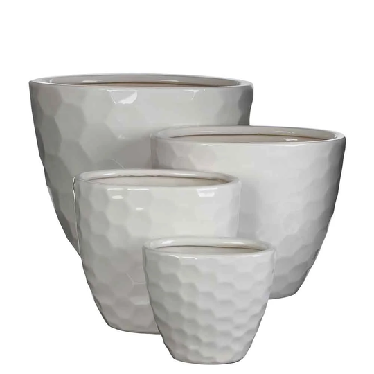 Elma 4 Piece Terracotta Plant Pot Set