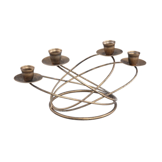 Niba 31Cm Aluminum Tabletop Candelabra
