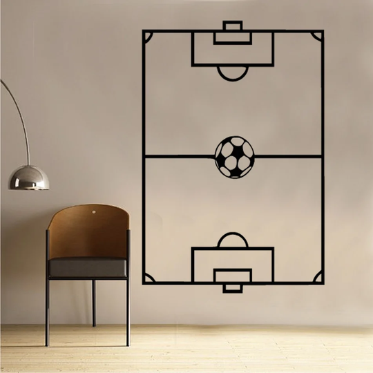 Football Pitch Field Wall Art Sticker