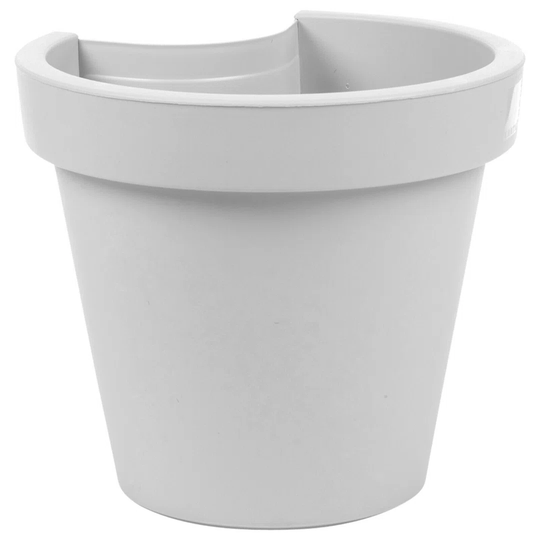 White Flower Pot For Drainpipe