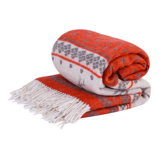 Abelard Christmas Raindeers Throw