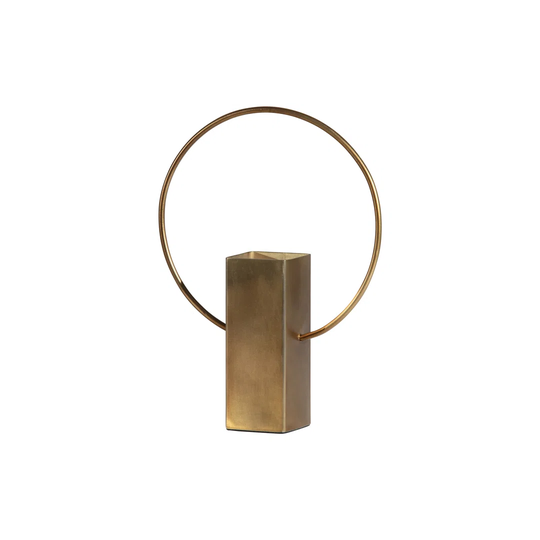 Gaelan Antique Brass 25Cm Metal Table Vase