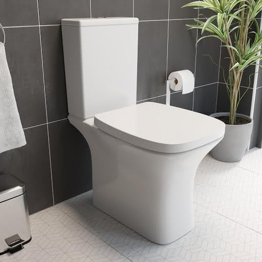 Affine Bayeux Close Coupled Rimless Toilet & Soft Close Seat