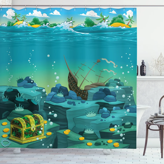 Boguslawa 13 Piece Polyester Shower Curtain Set