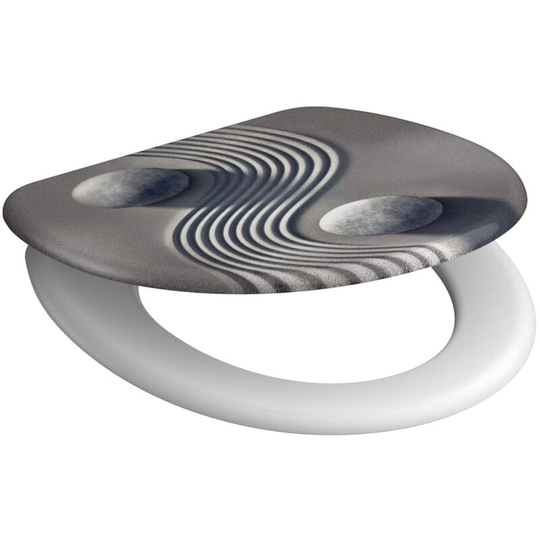 Toilet Seat with Soft-Close yin & yang schütte - Multicolour