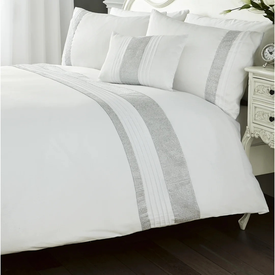 Raegan Geometric Diamante Bed Runner