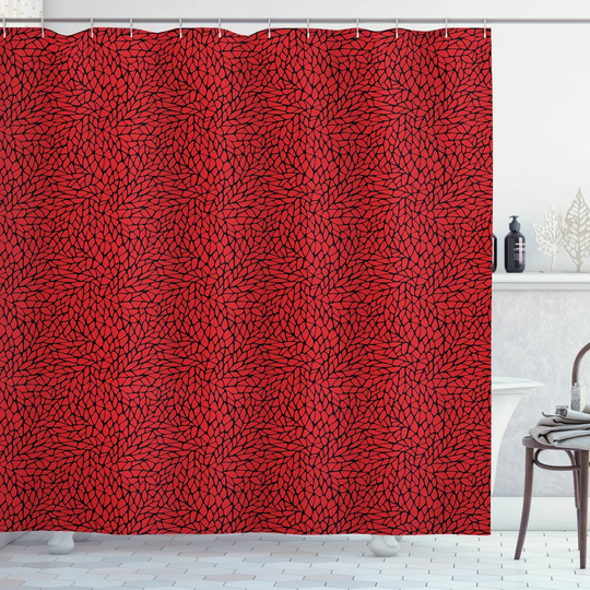 Birsen 13 Piece Polyester Shower Curtain Set