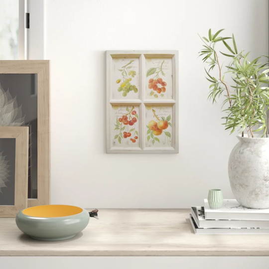 'Amalia' Hand Painted Art on Wood