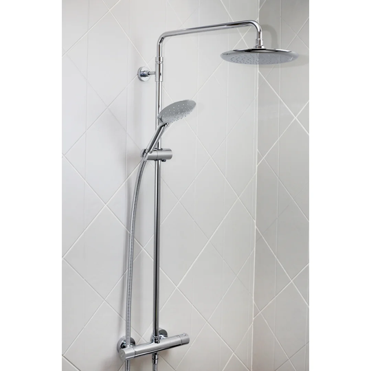Carre Dual Shower Head - Round