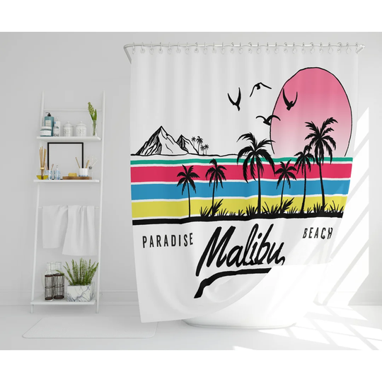 Emilie Polyester Shower Curtain Set