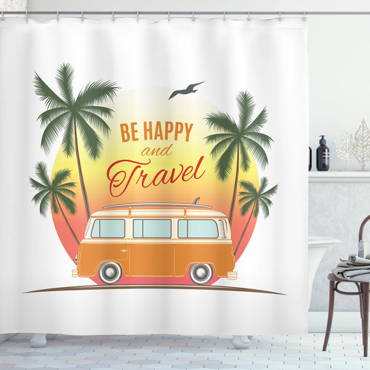 Bhagirathi 13 Piece Polyester Shower Curtain Set
