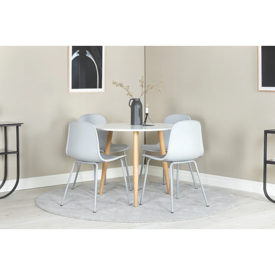 Dinings Set, Polar Dining Table With Arctic Dining Chairs