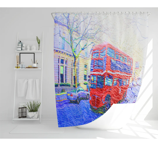 Dilshana Polyester Shower Curtain Set