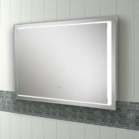 HIB - Spectre 100 led Illuminated Rectangular Mirror - 1000mm Wide - 79530000 - Clear
