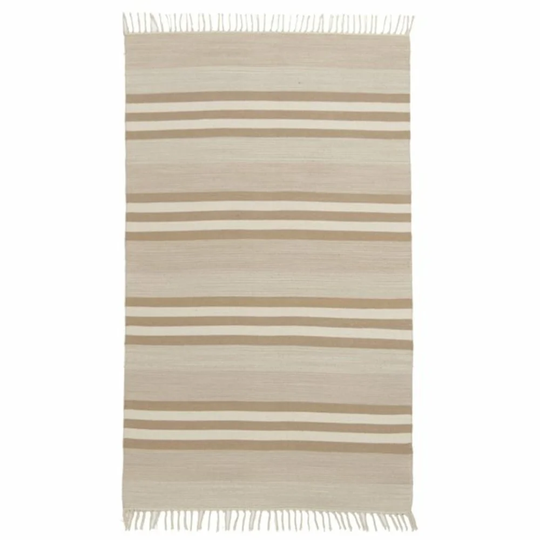 Bova Handmade Kilim Cotton Grey Rug