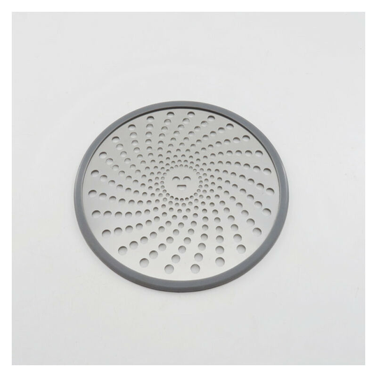 Perleraregb - 1 shower drain plug, hair catcher, good grip, easy to clean, stainless steel mesh hair filter (12cm)