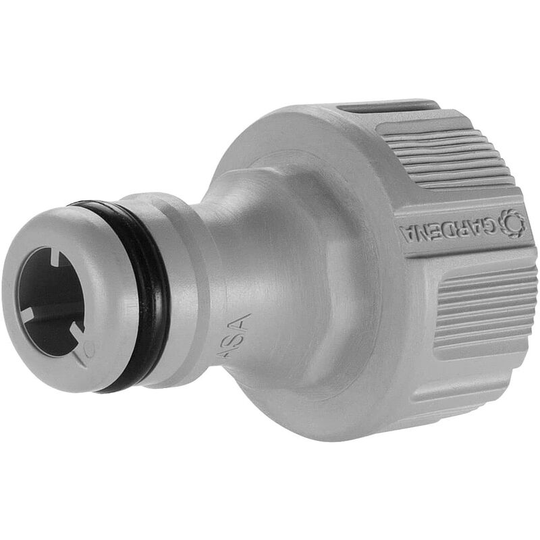 Perlerare - Tap connector 21 mm (g 1/2 inch): ogs adapter for connecting a garden hose, splash-proof technology, frost-proof