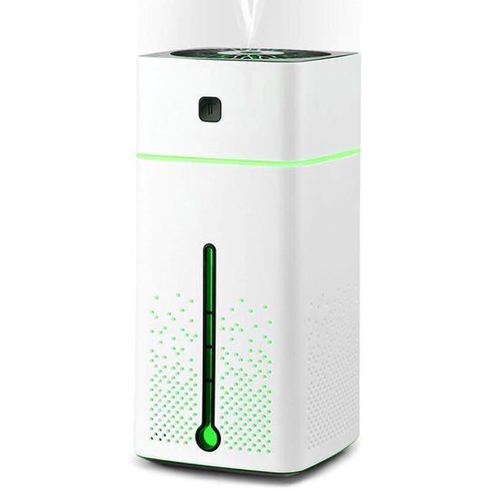 Perleraregb - Air Humidifier 1L Ultrasonic Silent Baby Humidifier Mini Diffuser Bedside Lamp Office / Home / Baby Room
