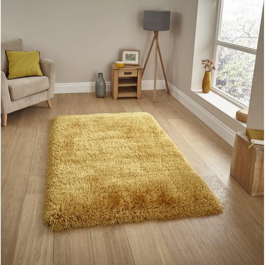 Frank Hand-Tufted Gold Rug