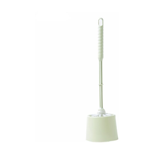 Toilet brush Set of plastic toilet toilet Sweet brush E138 Plastic house with long handle toilet brush toilet green (36 * 8)