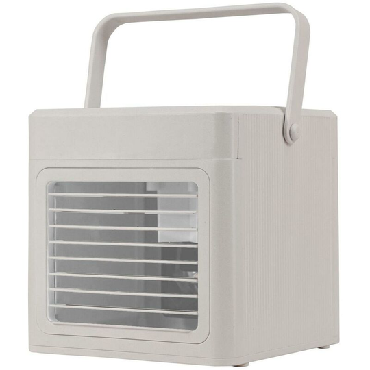 Portable Air Conditioner Fan Mini Personal Evaporative Cooler With 3-Speed Mode, Quiet Air Cooler Desk Misting AC Fan with Humidifier LED Colour