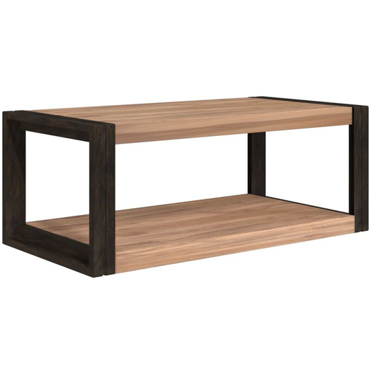 Vidaxl - Bathroom Cabinet 90x45x35 cm Solid Wood Teak Brown