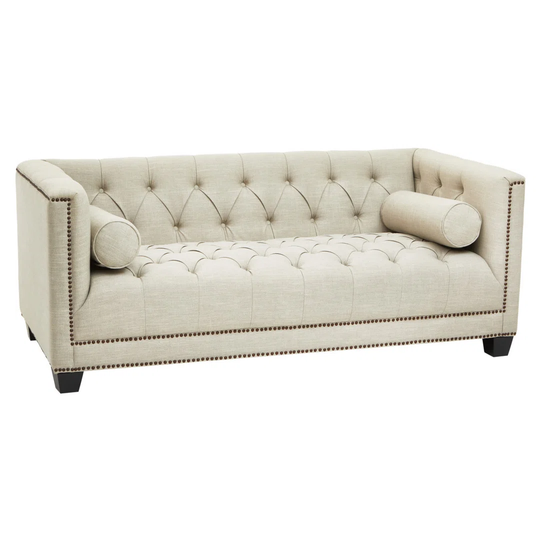 Surina 189Cm Square Arm Chesterfield Sofa