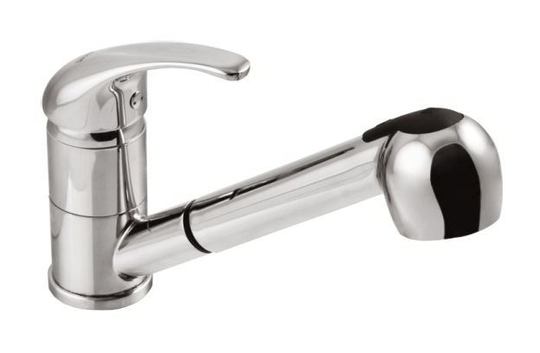Modern Kitchen Sink Faucet Tap With Extended 2 Function Nozzle Shower Head