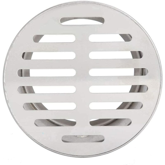 Sunflowergb - Floor drain stainless steel anti-blocking floor drain cover floor drain strainer for outdoor use(110 flat mouth)