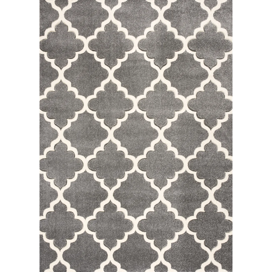 Cirillo Hand Knotted Light Grey Rug