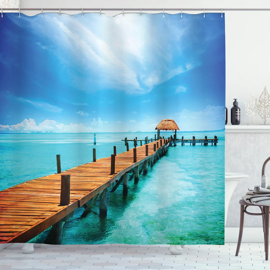 Cote Polyester Shower Curtain