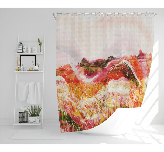 Dimtry Polyester Shower Curtain Set