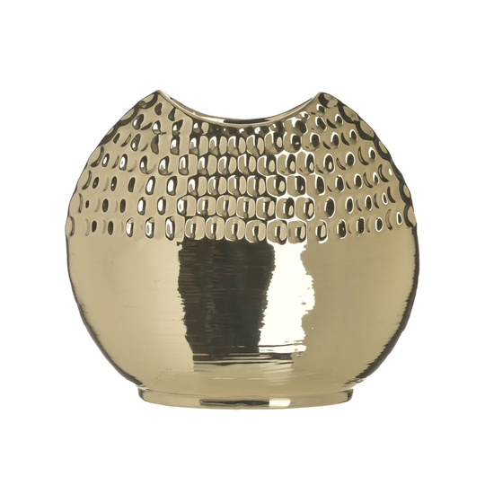 Golden Ceramic Table Vase