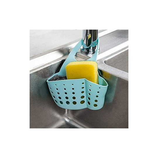 1pcs Kitchen Sponge Drainer Holder Sink Sponge Door Bathroom Storage Shelf Sink Drain Basket Holder