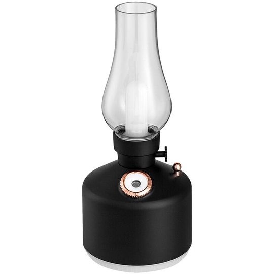 Asupermall - 280mL Kerosene Lamp Shaped Humidifier Diffuser With 7-color Light usb Cool Mist Humidifier Desktop Air Humidifier Stepless Dimming 2