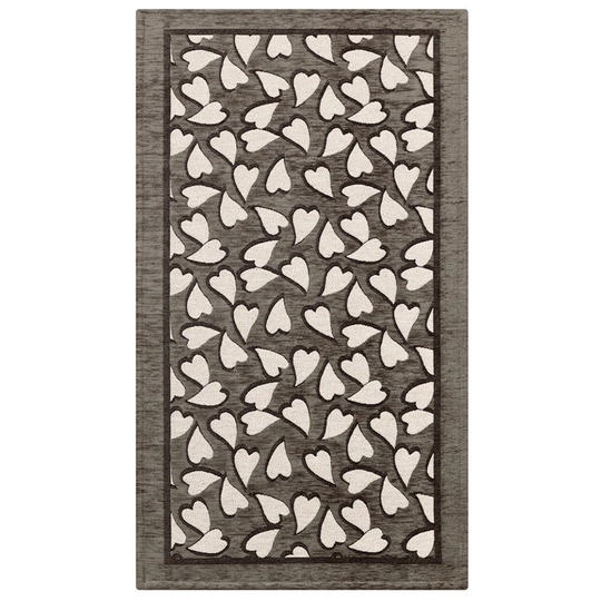 Isadora Looped/Hooked Taupe/Beige Rug