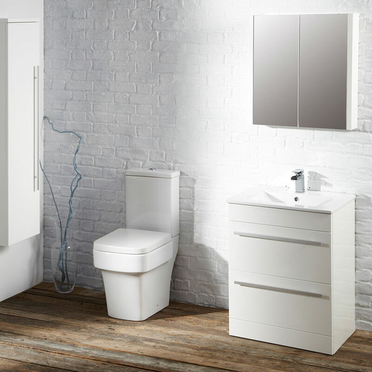 Trevi Floor Standing Complete Bathroom Furniture Suite Package - Verona