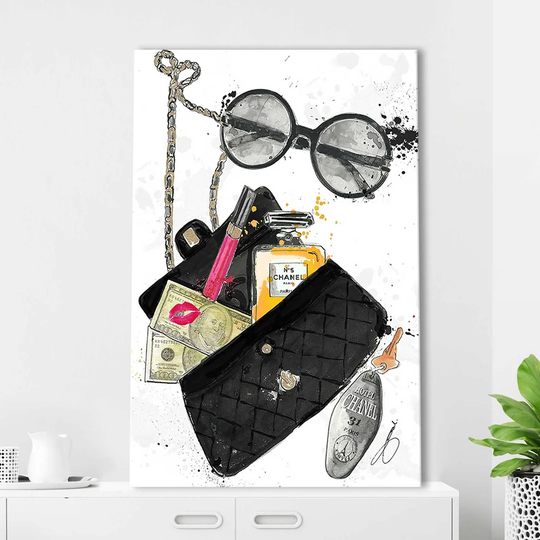 Drop Everything 2 by Jodi - Wrapped Canvas Painting