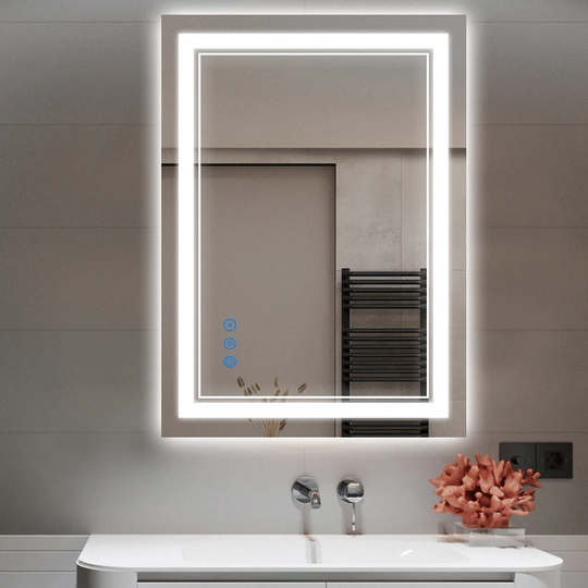 Led Lighted Timing Function Bathroom / Vanity Mirror