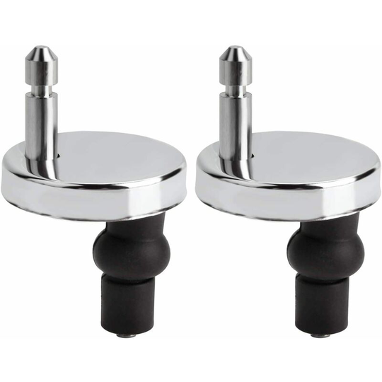 Betterlife 2 Pcs Universal Toilet Seat Seat Attachment, Fits Most Standard Toilet Seats with Auto Lowering System, Easy to Install