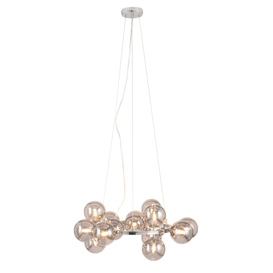 Ailis 15-Light Geometric Globe Pendant
